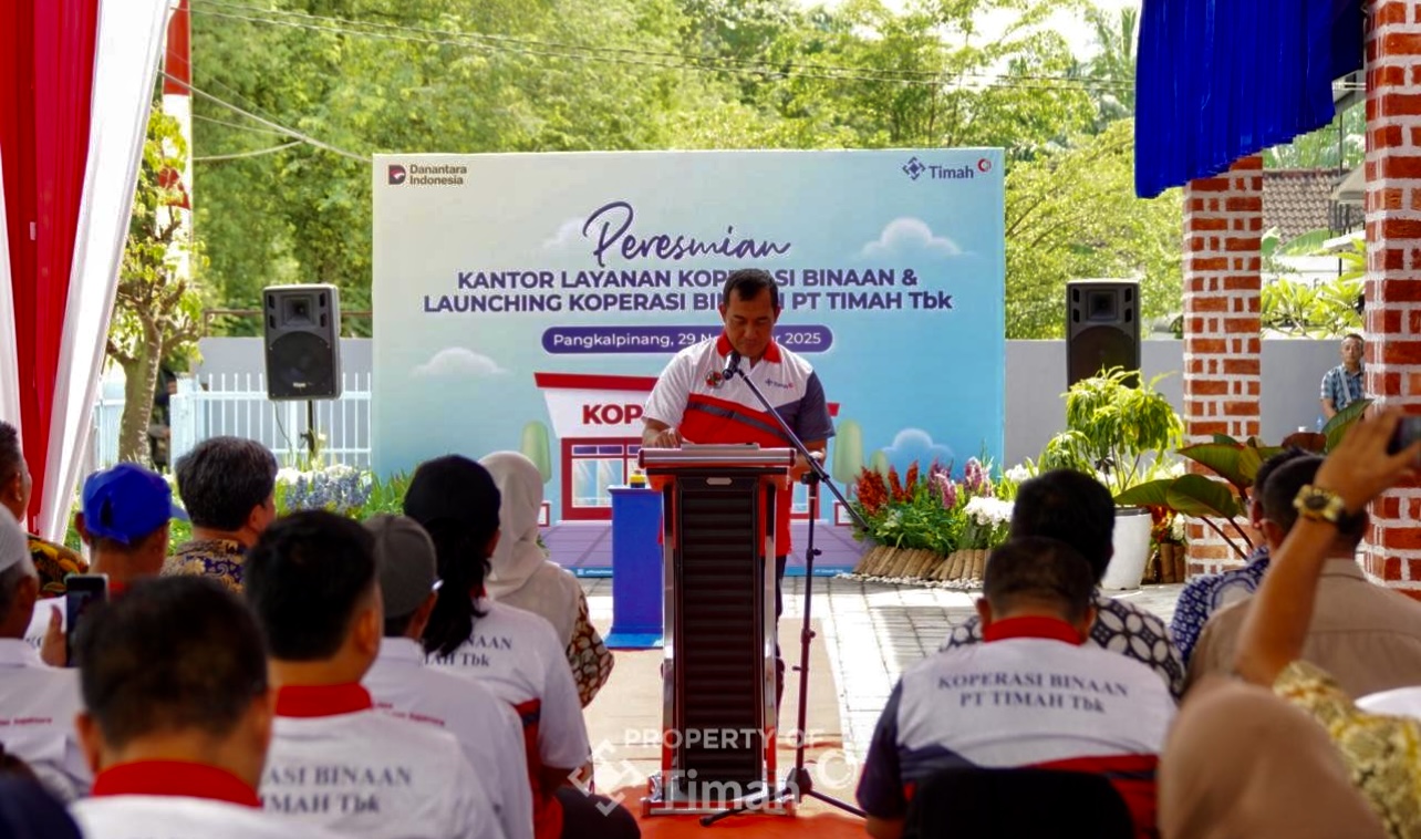 Sinergi tambang dan rakyat, kantor koperasi binaan PT Timah Tbk resmi beroperasi, tingkatkan kesejahteraan lokal.(Foto: Istimewa)