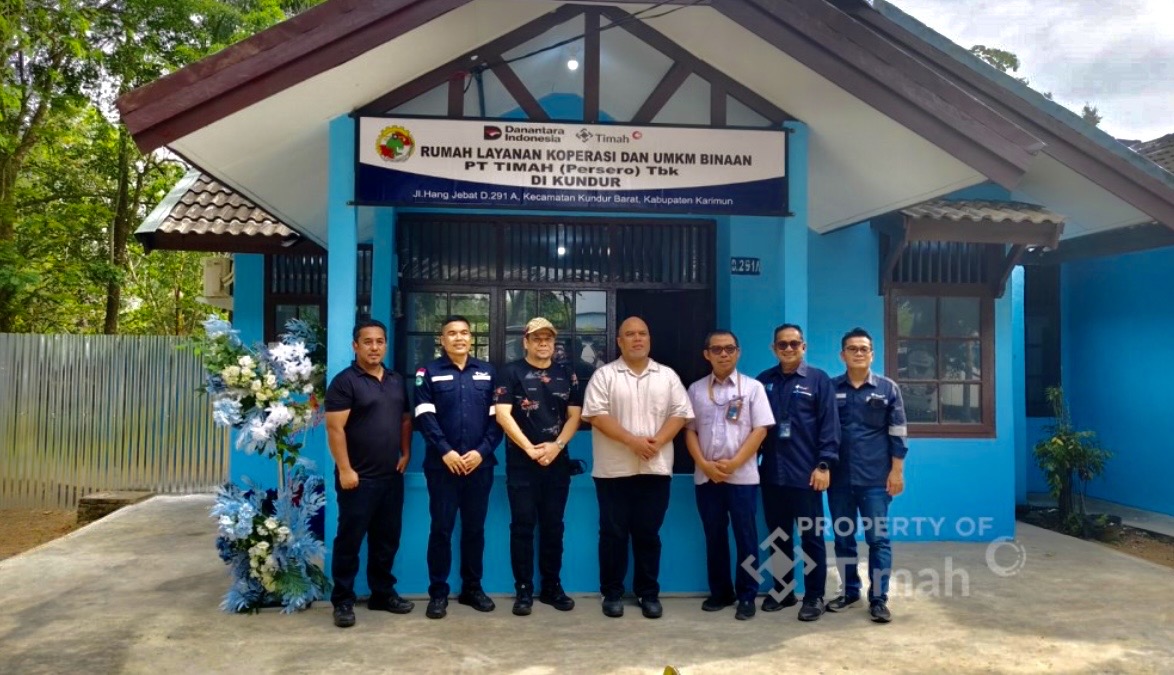 Rumah Layanan Koperasi dan UMKM Binaan PT Timah di Pulau Kundur, Kabupaten Karimun, Kepulauan Riau, diresmikan langsung oleh Wakil Direktur Utama PT Timah, Harry Budi Sidharta, pada Senin (9/3/2026).(Foto: Istimewa)