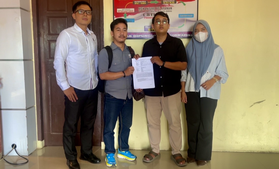 Kasus dugaan pengancaman dan intimidasi terhadap sejumlah jurnalis di Kabupaten Karimun resmi berakhir damai melalui mekanisme restorative justice (RJ).(Foto: Izar)