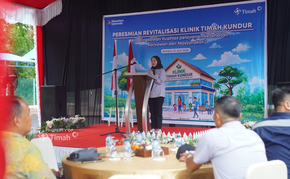PT Timah Tbk kembali menunjukkan komitmennya dalam mendukung peningkatan kualitas kesehatan masyarakat melalui peresmian revitalisasi Klinik Timah Kundur yang dilaksanakan bertepatan dengan peringatan Hari Lahir Pancasila, Senin (1/6/2026).(Foto: Istimewa)