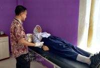 Menuju tahap akhir, 36 calon penerima Beasiswa PT Timah jalani tes kesehatan di 3 wilayah.(Foto: Istimewa)