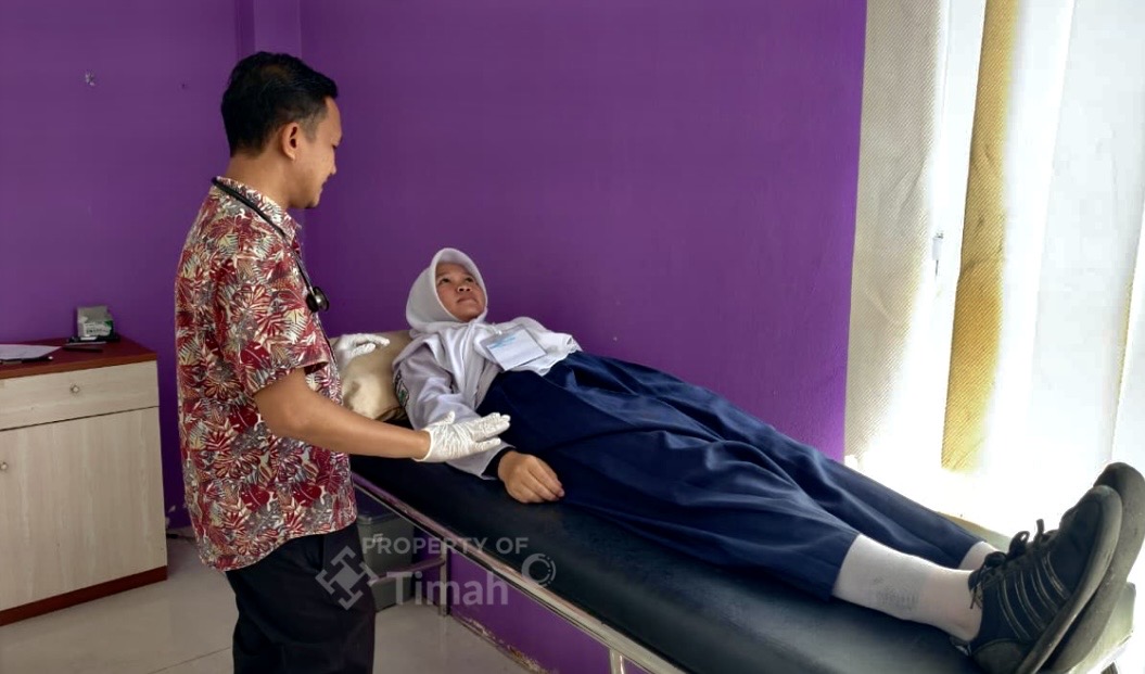 Menuju tahap akhir, 36 calon penerima Beasiswa PT Timah jalani tes kesehatan di 3 wilayah.(Foto: Istimewa)