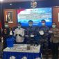 Tim Quick Response Region Naval Command IV Lanal Tanjungbalai Karimun dan personel Satgas Kodaeral IV, kembali menggagalkan aksi penyelundupan narkotika internasional di perairan Kabupaten Karimun, Kepulauan Riau.(Foto: Izar)