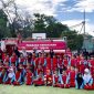 puluhan siswa TK Negeri Bina Permata Perayun, Kecamatan Kundur Utara, Kabupaten Karimun, antusias mengikuti edukasi kebakaran dari PT Timah (Persero) Tbk.(Foto: Istimewa)
