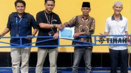PT Timah (Persero) Tbk menunjukkan komitmennya dalam mendukung kebutuhan masyarakat melalui program Tanggung Jawab Sosial dan Lingkungan (TJSL).(Foto: Istimewa)
