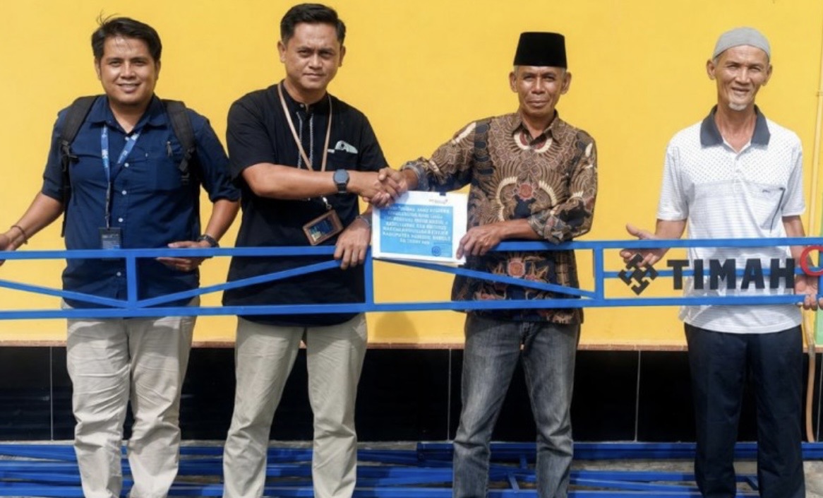 PT Timah (Persero) Tbk menunjukkan komitmennya dalam mendukung kebutuhan masyarakat melalui program Tanggung Jawab Sosial dan Lingkungan (TJSL).(Foto: Istimewa)

