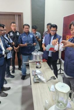50 Cartridge Vape Mengandung Etomidate Sabu dan 100 Pil Ekstasi Dimusnahkan Polres Karimun