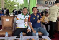 Bukan sekadar seremonial, kehadiran Ketua DPRD Karimun, Raja Rafiza, S.T., M.M., di Panggung Rakyat Kemuning, Coastal Area, Kamis (2/7/2026), menjadi simbol kuat dukungan tanpa batas legislatif. Kehadirannya dalam pembukaan Popda X Kepri 2026 ini menegaskan visi besar daerah untuk melahirkan talenta muda berbakat yang siap mengharumkan nama Karimun.(Foto: Izar)