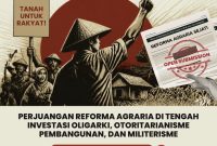 Sebagai bentuk apresiasi bagi insan pers yang konsisten menyuarakan isu pertanahan, Konsorsium Pembaruan Agraria (KPA) kembali menggelar Agrarian Reform Media Awards (ARMA) 2026. Ajang ini menjadi bagian dari Musyawarah Nasional IX KPA sekaligus peringatan Hari Tani Nasional 2026 untuk mendorong lahirnya karya jurnalistik yang independen dan berpihak pada rakyat.(Foto: Istimewa)