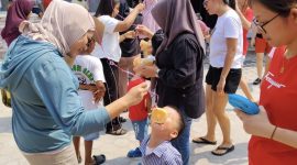 Peringatan Hari Ulang Tahun (HUT) ke-81 Republik Indonesia di RT 01/RW 02, Kelurahan Meral Kota, Kecamatan Meral, Kabupaten Karimun pada Sabtu (29/8/2026), berlangsung meriah melalui penyelenggaraan berbagai permainan rakyat.(Foto: Izar)