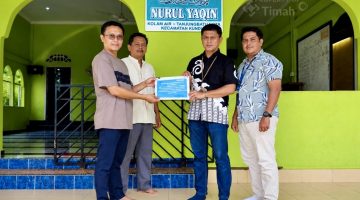 PT Timah (Persero) Tbk, memberikan bantuan rehabilitasi dan penambahan pendingin ruangan (AC) untuk Surau Nurul Yaqin di Tanjung Batu Kota, Kundur, demi meningkatkan kenyamanan ibadah para jemaah.(Foto: Istimewa)