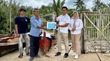 PT Timah (Persero) Tbk aktif memberdayakan nelayan pesisir melalui bantuan infrastruktur, perlindungan sosial, dan pelestarian ekosistem demi meningkatkan hasil tangkapan yang berkelanjutan.(Foto: Istimewa)