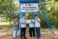 Kini warga Dusun II Desa Kundur, Kabupaten Karimun, bebas dari krisis air bersih berkat fasilitas sumur bor kolaborasi PT Timah dan Kodim 0317/TBK.(Foto: Istimewa)
