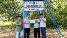 Kini warga Dusun II Desa Kundur, Kabupaten Karimun, bebas dari krisis air bersih berkat fasilitas sumur bor kolaborasi PT Timah dan Kodim 0317/TBK.(Foto: Istimewa)
